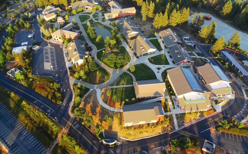Bird Eye View Of Sierra College's Nevada County Campus