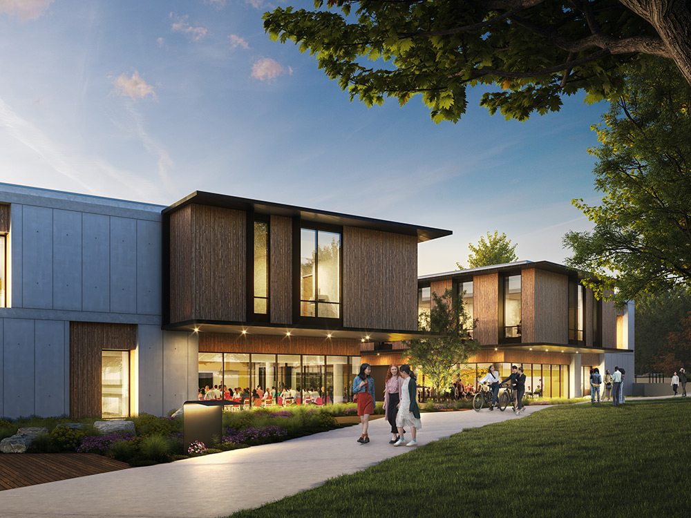 Rendering of new science building on Sierra Rocklin campus